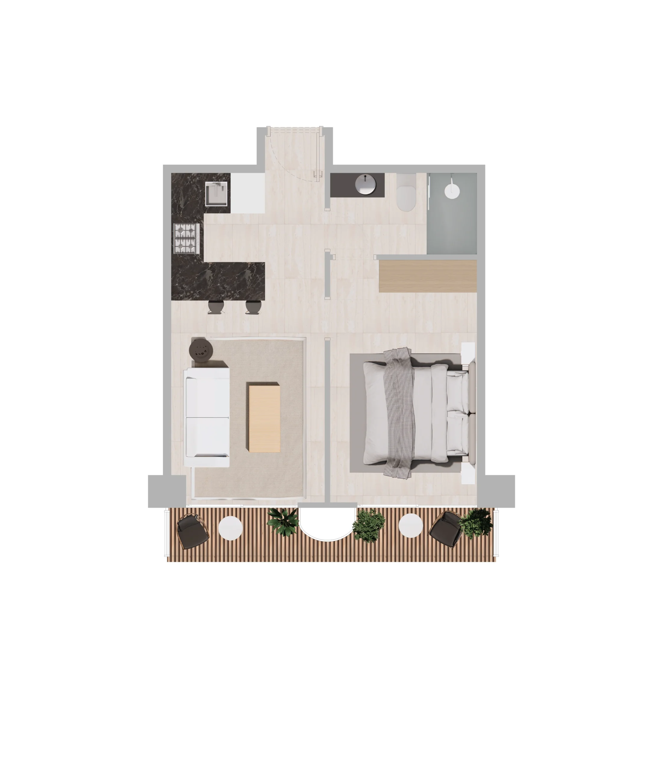 E: 43.42 m² / 467.4 ft²