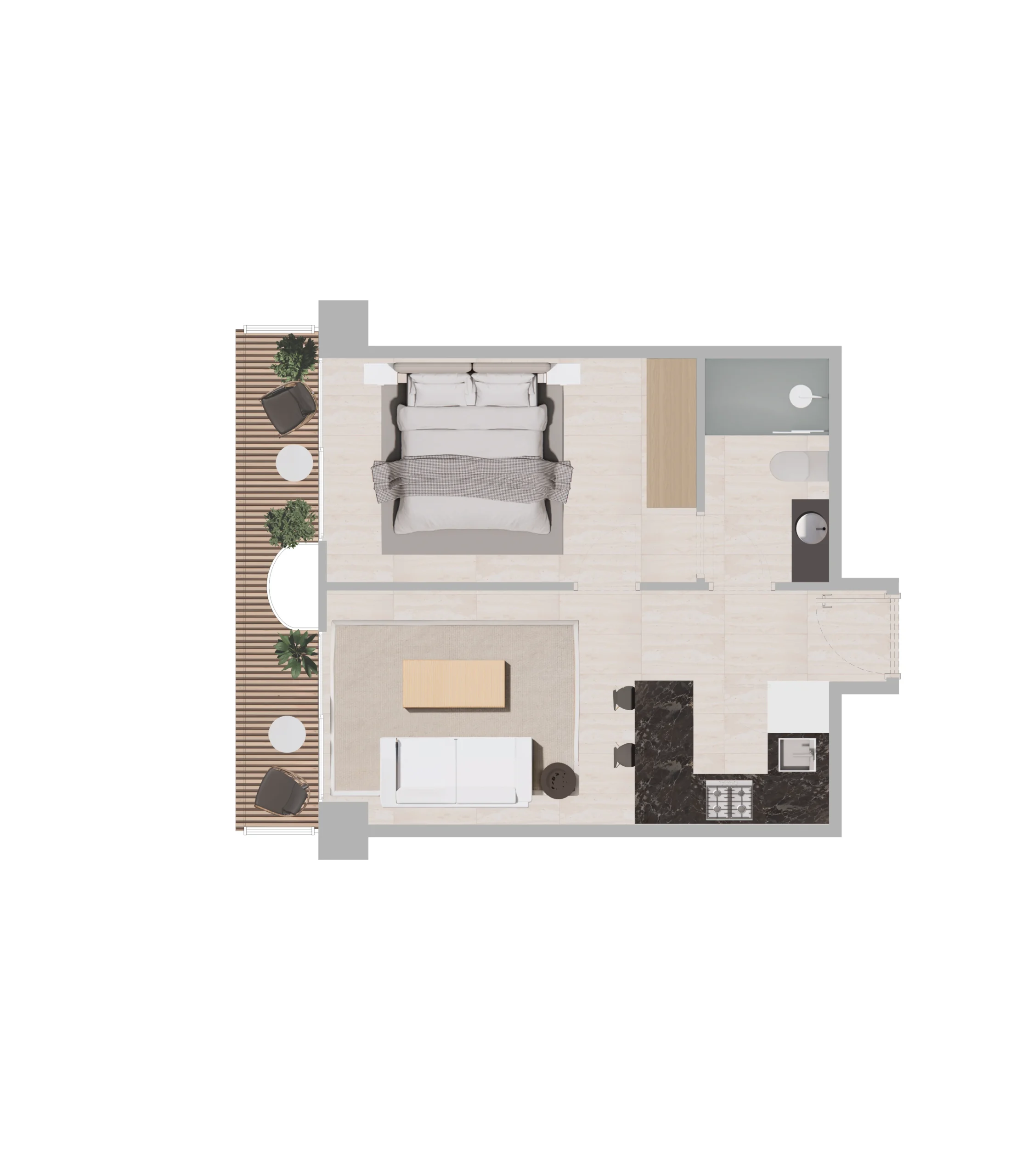 F: 43.42 m² / 467.4 ft²