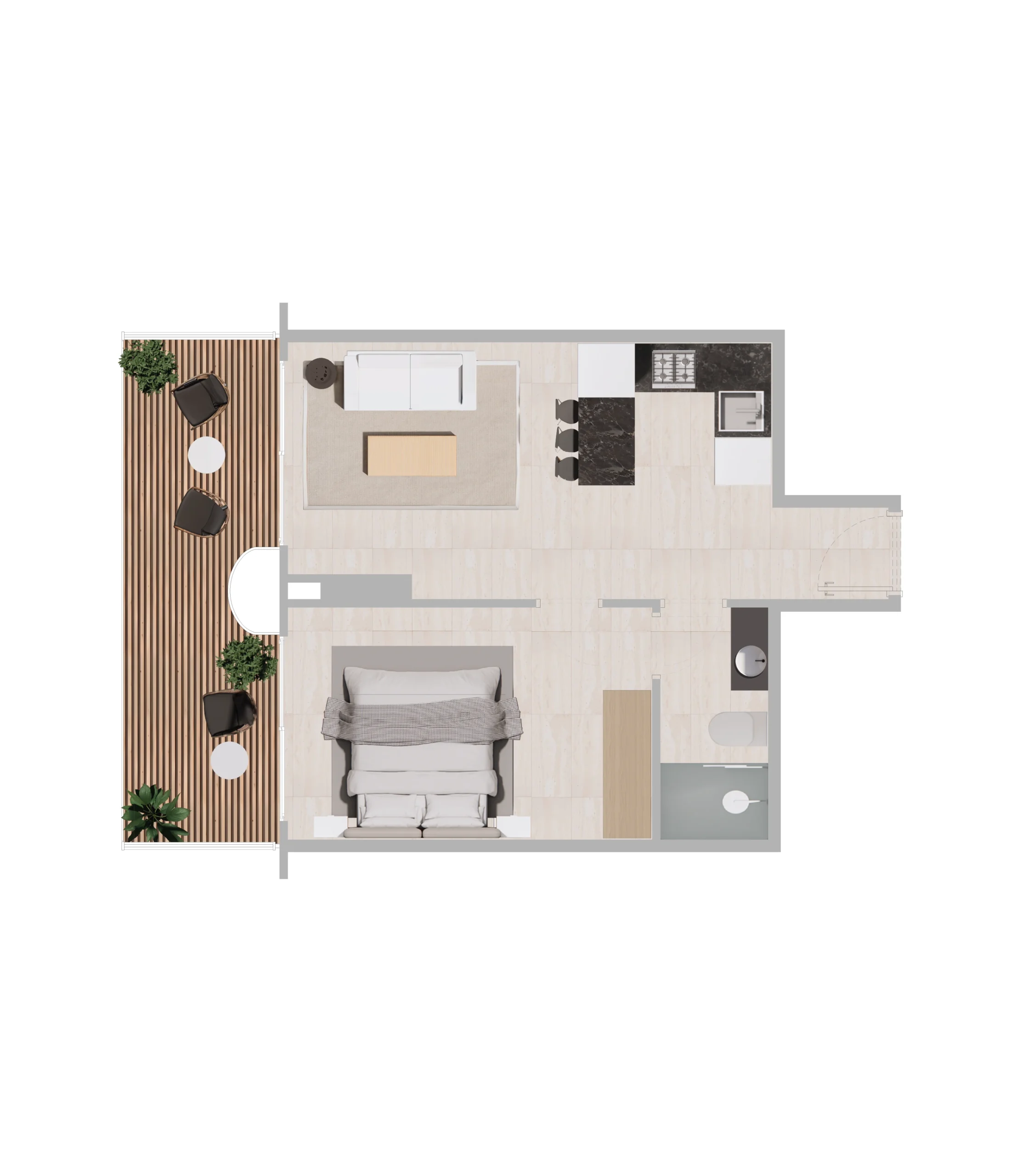 I: 51.07 m² / 549.6 ft²